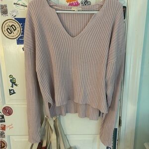 La hearts by PacSun notch neck lilac sweater